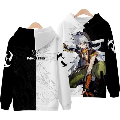 Novelty Game Genshin Impact 3D printed Hoodies Sweatshirts Boys/Girls Fashion Sweatshirt Adult Child Popular Casual Pullovers