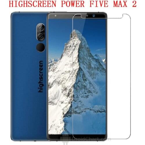 Smartphone Tempered Glass for Highscreen Power Five Max 2 MAX2 5.99" Explosion-proof Protective Film Screen Protector cover