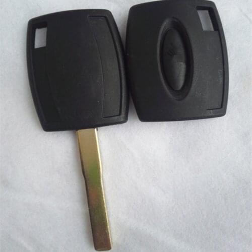 DAKATU With Logo Transponder Key case shell for Ford Fiesta Mondeo Focus C-Max S-Max Galaxy Kuga Replacement key shell HU101