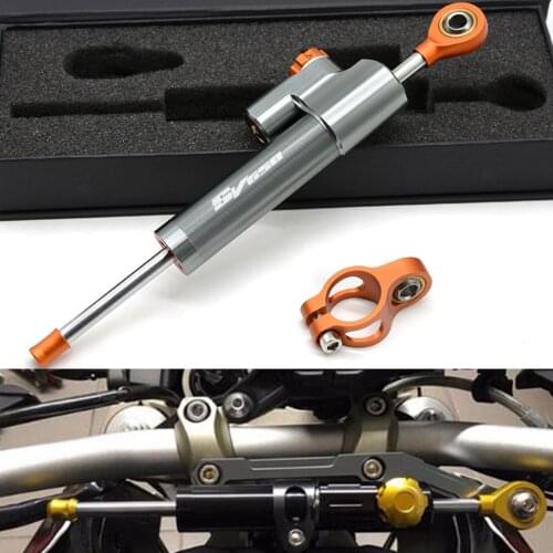 CNC Aluminum Motorcycle Damper Steering Stabilize Safety Control For SUZUKI SV650 SV 650 2016 WITH SV 650