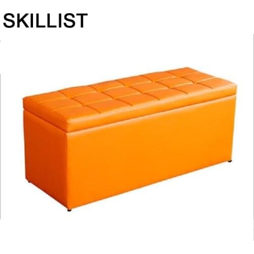 Asiento Clothing Store Ottoman Pouffe Mueble Vintage Krukje Escalera De Aluminio Taburete Poef Kids Furniture Pouf Storage Chair
