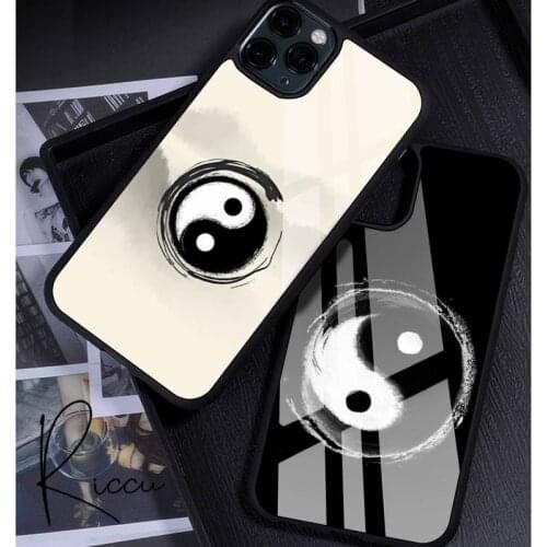 Eight Diagrams Taiji Yin Yang Unique Design Phone Case for iPhone 12 11 Pro Max XS 8 7 6 6S Plus X 5S SE 2020 XR 12 Mini case