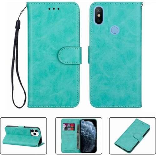 For Xiaomi Mi 8 Mi8 M1803E1A 6.21" Wallet Case High Quality Flip Leather Phone Shell Protective Cover Funda