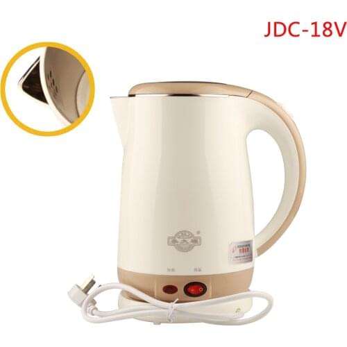 JDC-18V Stainless Steel Electric Kettle With Auto-Off Function Quick Heat Water Heating Kettle apricot 1.8L