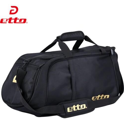 Etto 2018 Men Sports Bags Waterproof Nylon Large Gym Bag Outdoor Fitness Bag Women Independent Shoes Storage Training Bag HAB001