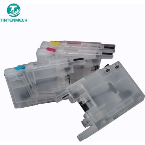 TINTENMEER refillable empty cartridge LC-37 lc37 for Brother Dcp 130c 155c 230c 330c mfc 240c 440cn 665cw