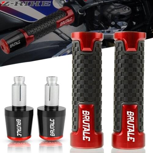 Motorcycle 7/8" 22MM Handlebar Hand Grips Handle Bar End Cap For MV AGUSTA Brutale 675 750 800/RR 989R 910 920 990 1090 1078 RR