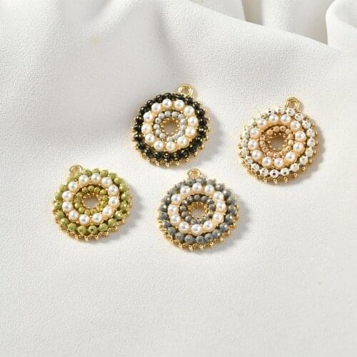 New style 30pcs/lot 20mm color beads core geometry rounds shape alloy floating locket charms diy jewelry earring accessory