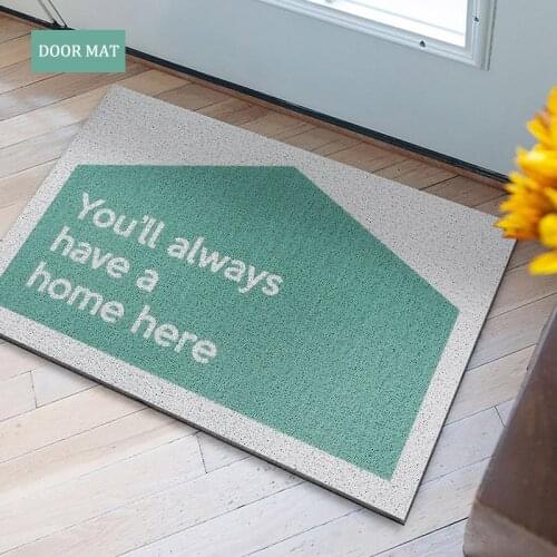 Creative Design Entrance Door Mat Home Kitchen Mat Bath Mat Anti-slip Dustproof Hallway Door Mats Custom Can Be Cut Mats Carpet