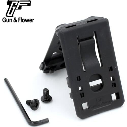 Gun&Flower 360° degrees Polymer Belt Holster Attachment Belt Clip Waist Clamp Outdoor Camp Portable Tool
