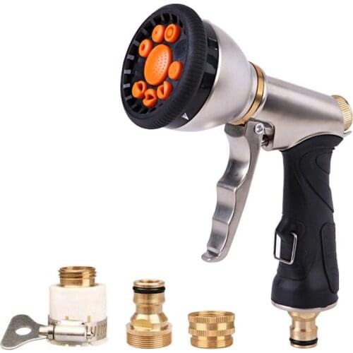 Garden Tools Water Gun Hose Nozzle Mutifunctional Household Watering Car Wash Water Sprayer High Pressure Water Gun Dropshipping