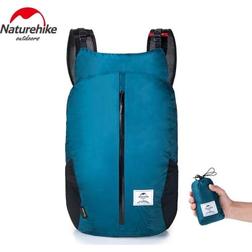 Naturehike Folding Backpack Hiking Camping Bag Ultra Light Outdoor Sport Backpack Waterproof Foldable Travel Backpack bolsos