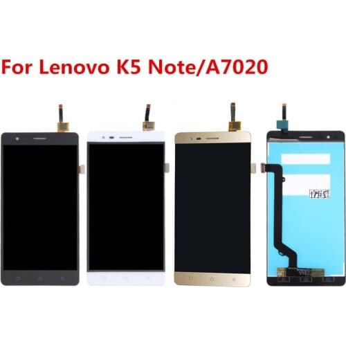 AAA Quality 100% Test LCD Display For K5 Note LCD Display Touch Screen Digitizer Assembly For Lenovo A7020 K5 Note K52t38