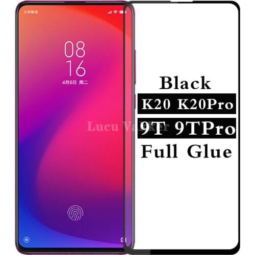 9d Full Glue Tempered Glass for Xiaomi Redmi K20 9T Pro 9tPro Protective Glass on Redmi K 20 Pro K20Pro Shell Accessories Case