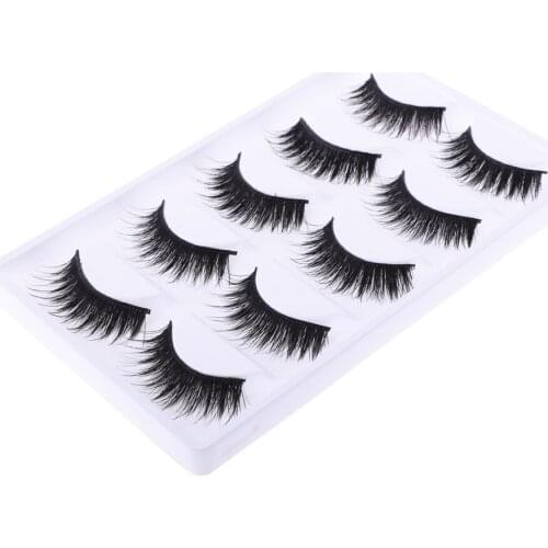 5 Pairs Long Fake Eyelashes for 1/6 12inch Blythe Doll Customize Use ACCS