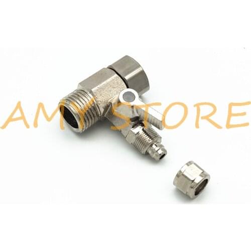 RO Feed Water Adapter 1/2''BSP Male/Female Threaded to 1/4''Tube Faucet Water Filter Ball Valve Tap Tee 3 Way Connector Valve