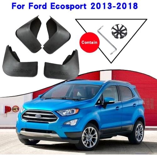 Car Fender Accessories For Ford Ecosport 2013-2018 Mudguards Splash Guards Fender Mudflaps Car Fender Mud Flaps Car Fender