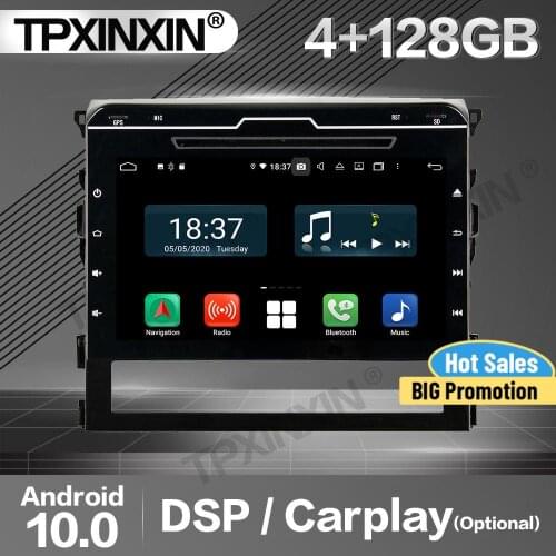 128G Carplay Car Radio 2 Din Stereo Receiver Android For Toyota Land Cruiser 2016 GPS Navigation Player Audio Recorder Head Unit