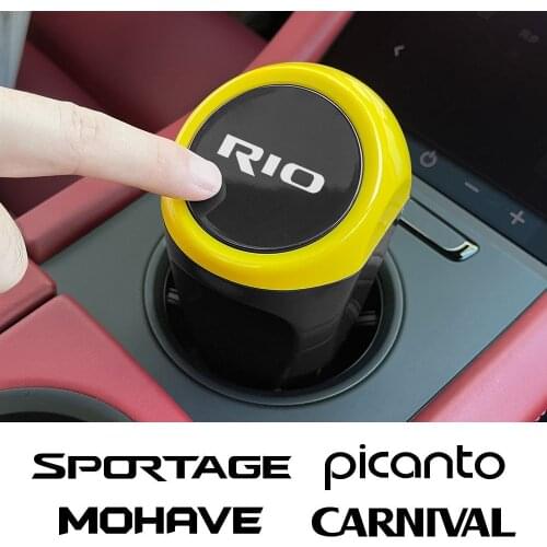 Car Trash Can Dustbin Auto Accessories For Kia SPORTAGE RIO PICANTO MOHAVE CARNIVAL SELTOS CARENS NIRO CERATO VENGA STINGER K5