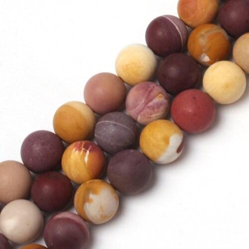 Round smooth mookaite jaspers GEM beads natural stone beads DIY spacer beads for jewelry making strand 15" wholesale