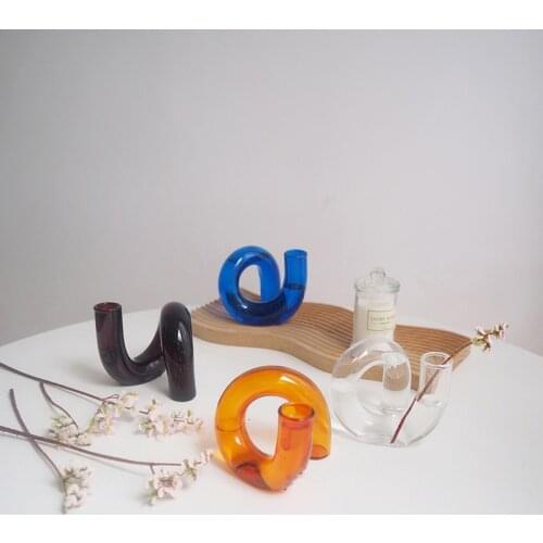 Flower Vase for Table Decoration Living Room Decorative Vase Modern Flowers Arrangement Floral Table Vases for Flowers