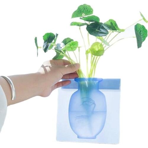 Vase Plant Decoration Magic Silicone Viscose Office Decoration Flower Arrangement Wall Vase Nordic Home Vase Decoration