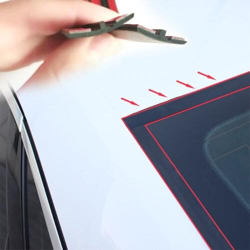 DIY Car Rubber Seal Strip Noise Insulation Auto Seal Protector Sticker Window Edge Windshield Roof Sealing Strip Car Accessories