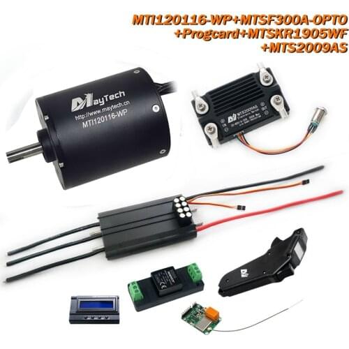 Maytech Esurf Jetsurf Kit with Waterproof / Watercooled 120116 Motor Watercooled 300A ESC with Progcard UBEC MTSKR1905WF Remote