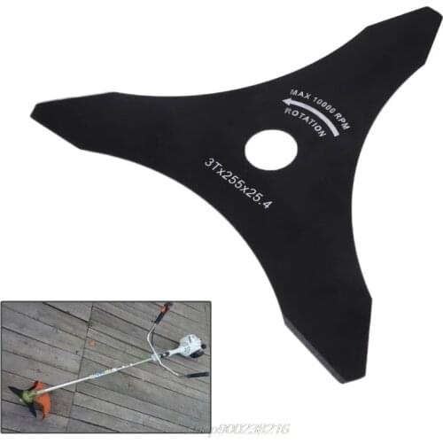 3 Teeth Brush Cutter Brushcutter Trimmer Blade Strimmer Lawn Mower Accessories J23 21 Dropshipping