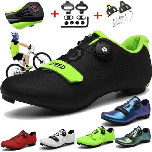 New Cycling Sneaker Mtb Men Road Bike Flat Shoes Mountain Cycling Footwear Professional Bicycle Shoes Cleats Sapatilha Ciclismo