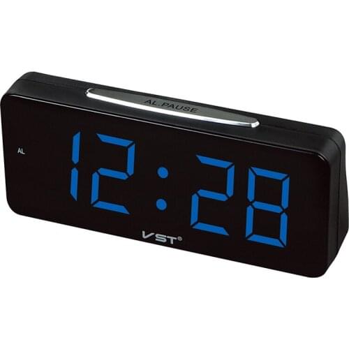 Large LED Calendar Desk Clock Electronic Table Watch Big Digit Digital Alarm Clock Nixie Desktop Clock With Temperature Home