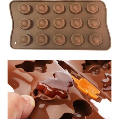 New Silicone Chocolate Mold Round Shapes Baking Tools Chocolate Baking Tools Non-stick Silicone Jelly And Candy Mold 3D Mold DIY