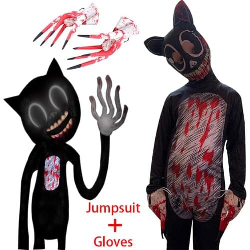 New Horror Halloween Costume for Kids Cartoon Costume Cosplay Anime Clothes Carnival Fancy Dress Jumpsuits for Children