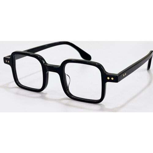 New Regular Square All-Match Women Men Spectacle Eyeglass Brand Designer Acetate Acrylic Optical Frame Gafas De Mujer