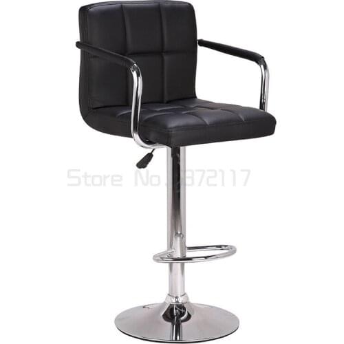 Lift bar chair with armrest bar chair modern simple rotatable creative high foot stool