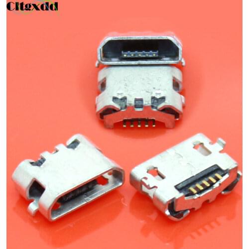 Cltgxdd 5pin micro USB jack Reverse Ox horn Charging Port socket connector mini usb For Huawei 3X 4X 4C Y6 4A C8817 P8 max Lite
