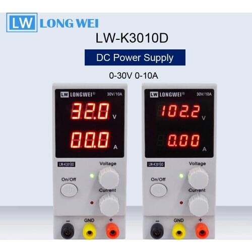 LW-K3010D 30V10A 3 Digital Display/4 Digital Display LED Adjustable Switching Regulator DC Power Supply For Laptop Repair Rework