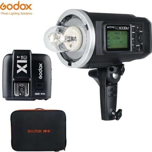 Free DHL Godox AD600BM 600W HSS GN87 Bowens Mount Outdoor Flash Light with X1T-C Trigger for Canon + Free Gift