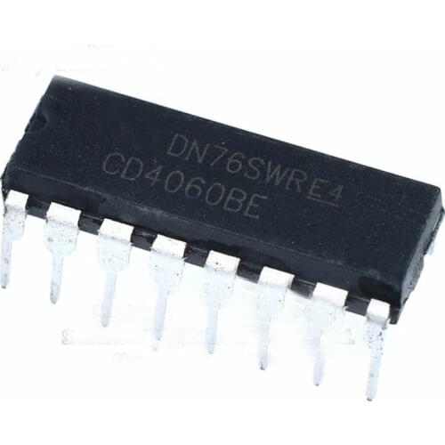 10pcs/lot new CD4060BE 14-level binary serial counting CD4060 is directly inserted into DIP-16