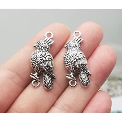 15pcs/lot--33x14mm, bird cham,Antique silver plated bird connector Charms ,DIY supplies, Jewelry accessories