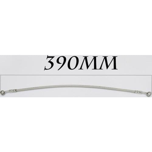 Brand new 100% 390MM MOTORCYCLE MADE STAINLESS STEEL BRAKE LINES HOSES 10MM caliber Clutch modification Universal