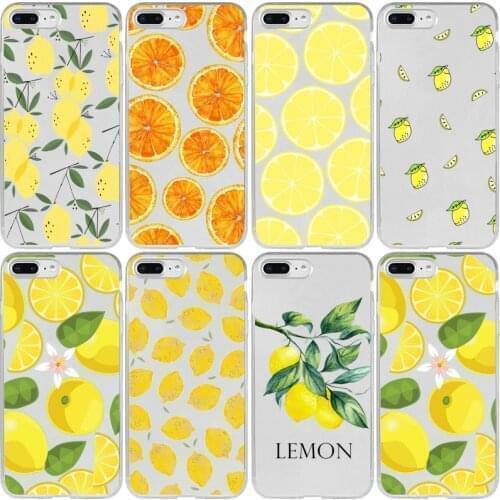 Cover Case for Xiaomi A3 A2 A1 Note Max Mix 2S 3 5C 5S 6 LiteFruit Orange Lemon