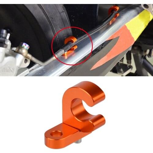 For KTM EXC SX 125 200 250 1998-2004 XC 200 250 300 450 2006-2007 SXS 125 250 2000-2006 Rear Brake Line Hose Cable Clamp Holder