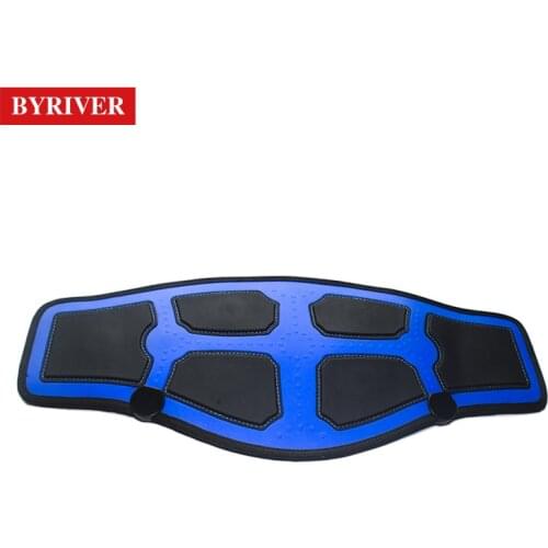BYRIVER EMS Heating Belt Electric Waist Belly Slim Belt Health Therapy Massager Pulse Muscle Stimulator Acupuncture Stimulation