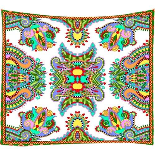 Ethnic Style National Customs Tapestry Wall Hanging Cloth Bed Spread Beach Towel Table Cloth House Decoration Living Room Deco
