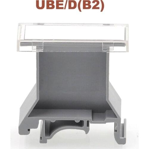 20/50/100pcs UK Terminal Mark Tower UBE/D B2 Tag Carrier dia rail terminals block accessories Marker Seat Identification Board