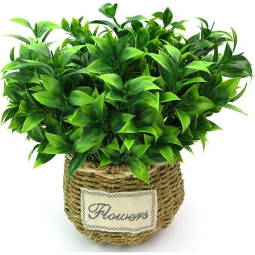 7 Forks/Bouquet 35 Leaves 34cm Artificial Orange Leaf Simulation Plants Home Balcony Garden Landscape Decoration Accessories