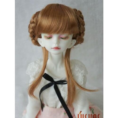 JD059 MSD wigs 1/4 BJD hair 7-8inch Haley Wigs for BJD Dolls Lovely Synthetic Fiber Doll Braided Wigs
