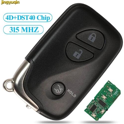 Jingyuqin Remote Smart Car Key 315MHZ PCB 0140 3370 5290 For Lexus GX460 ES350 ES240 IS250 IS300 2009-2017 ID71/74 Chip 3 BTN