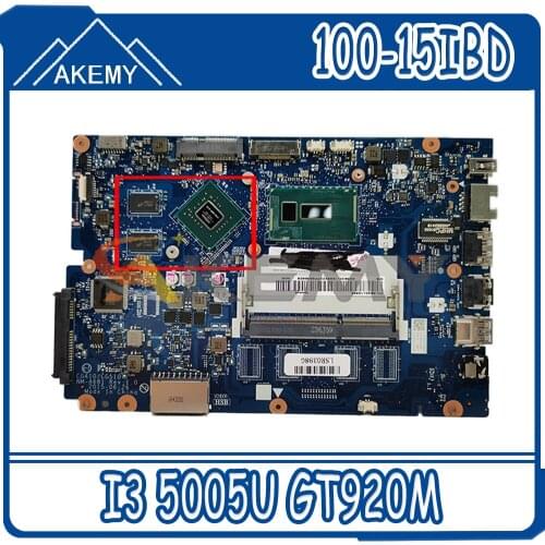 Akemy CG410/CG510 NM-A681 Motherboard For Lenovo 100-15IBD B50-50 Laptop Motherboard CPU I3 5005U GT920M DDR3 100% Test Work